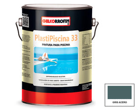PINTURA PISCINA PLASTIPISCINA 33 GRIS CHILCORROFIN GALON
