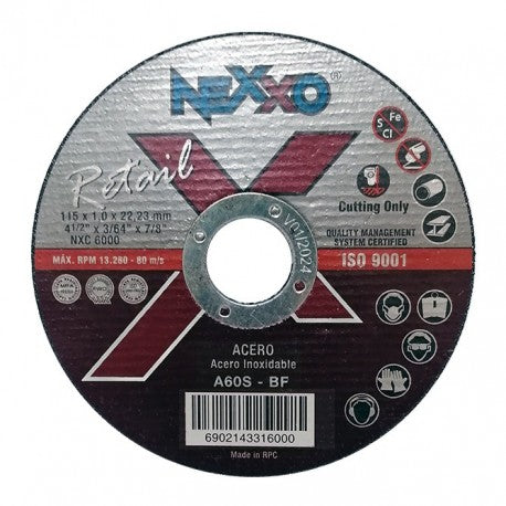 DISCO CORTE NEXXO RETAIL 7 X 1.6MM PACK 10 UND