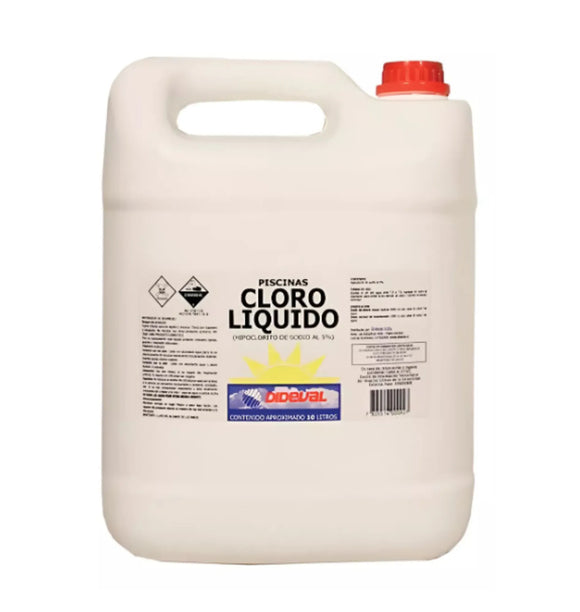 CLORO LIQUIDO BIDON 10 LT