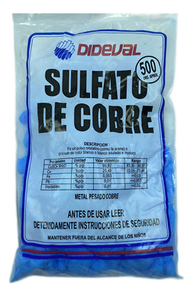 SULFATO DE COBRE 1/2 KG