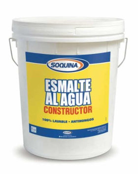 ESMALTE AL AGUA CONSTRUCTOR BLANCO TINETA