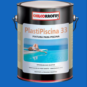 PINTURA PISCINA PLASTIPISCINA 33 AZUL TAHITI CHILCORROFIN GALON
