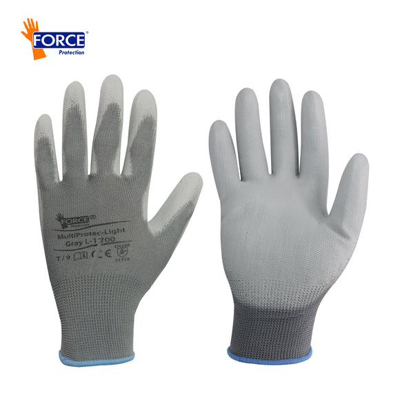 GUANTE MULTIPROTEC PALMA PU CAJA 120 PARES