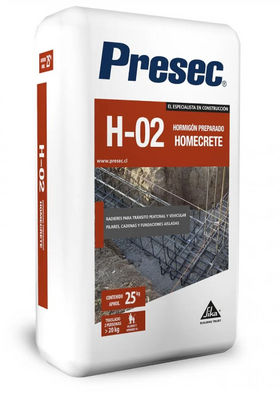PRESEC H02 HORMIGON HOMECRETE H-20