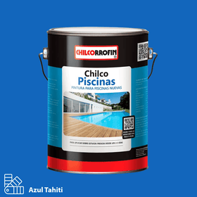 PINTURA PISCINA CHILCOPISCINA AZUL TAHITI CHILCORROFIN GALON