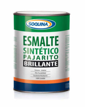 ESMALTE SINTETICO PAJARITO BLANCO 1/4 GALON
