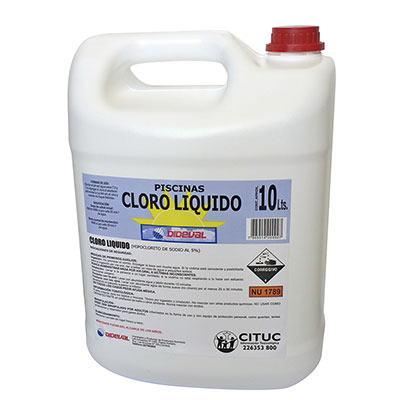 CLORO LIQUID 5% | BIDON 10 LTS